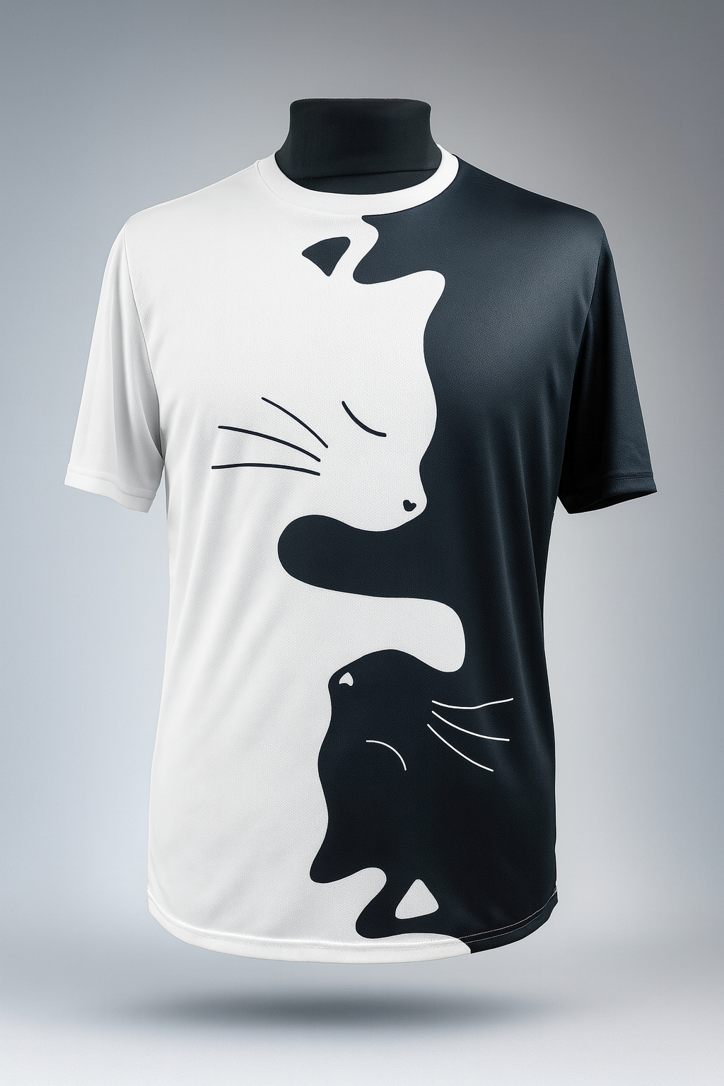 Футболка Yin-Yang Cats — баланс стилю та комфорту